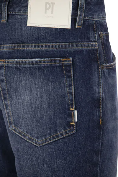 Pt Torino Rebel- Straight-leg Jeans In Blue