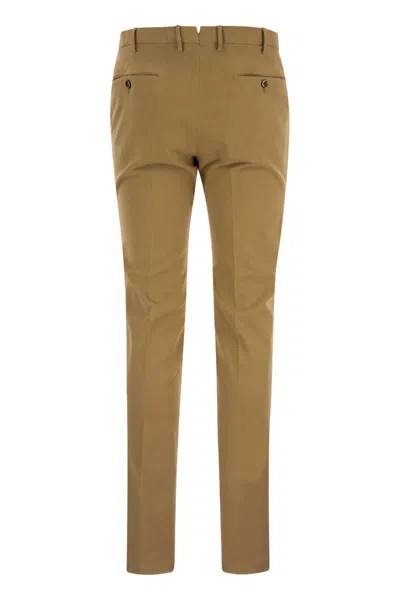Pt Torino Super Slim Trousers In Brown