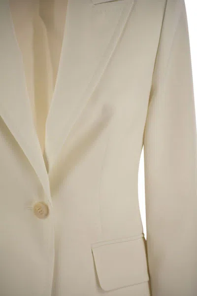 Max Mara Palchi Blazer And Suits White In White