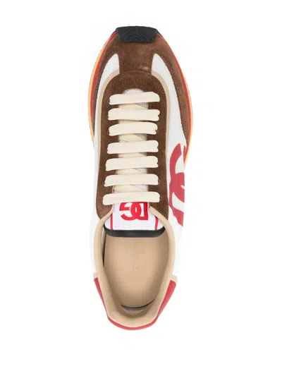 Dolce & Gabbana Mesh And Suede Dg Cushion Sneakers