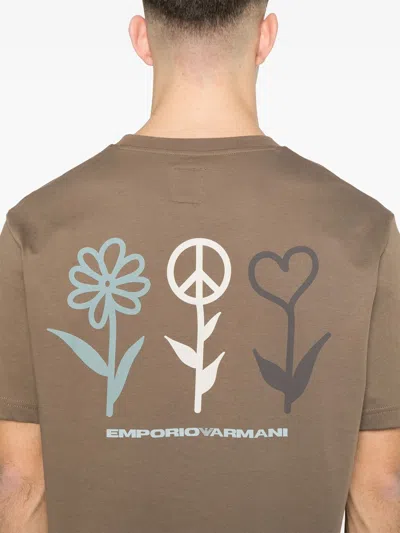 Emporio Armani Shitake Flower Peace T-shirt