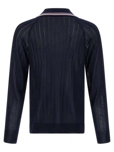 Wales Bonner Roots Polo Shirt Navy