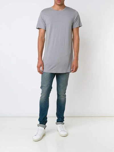 Shop En Noir Oversized T-shirt - Grey