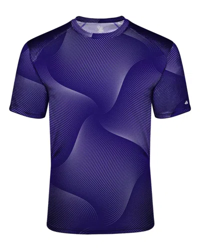 Badger Warp T-shirt In Purple