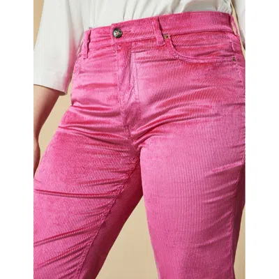 Marina Rinaldi Rauler Corduroy Trouser In Pink