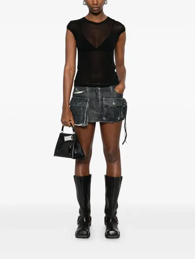Helmut Lang Twisted Sheer T-shirt - Women's - Cotton