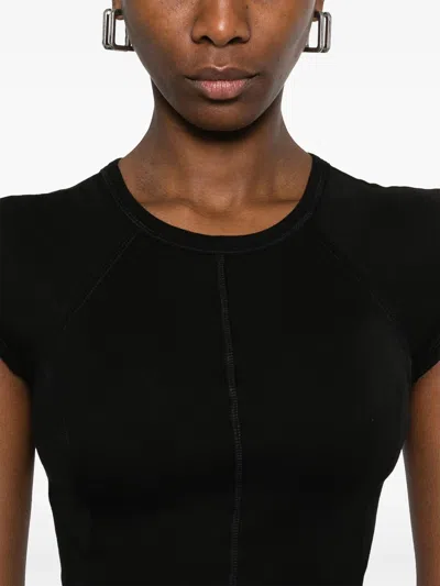 Helmut Lang Twisted Sheer Crewneck Top