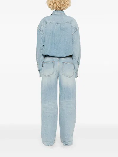 Haikure Tilda Relaxed-fit Denim Jumpsuit With Vintage Appeal