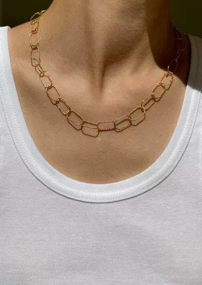 Hermina Athens Oval Statement Chain Accessories