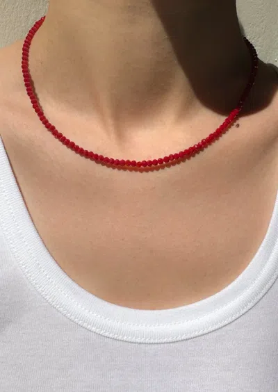 Hermina Athens Red Necklace