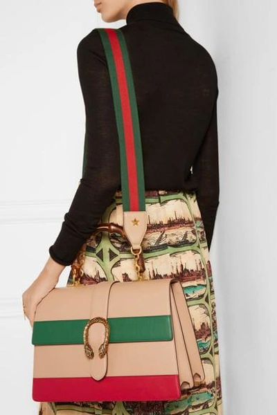 Shop Gucci Dionysus Bamboo Leather Tote