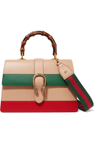 Shop Gucci Dionysus Bamboo Leather Tote