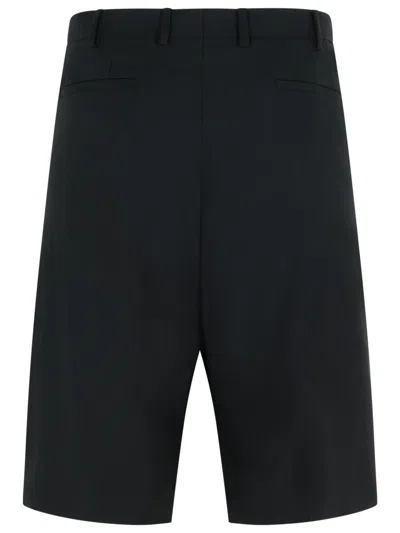 Laneus Light Wool Pants In Black