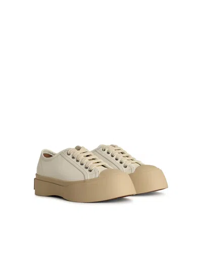 Marni Women's Leather Pablo Sneakers In White