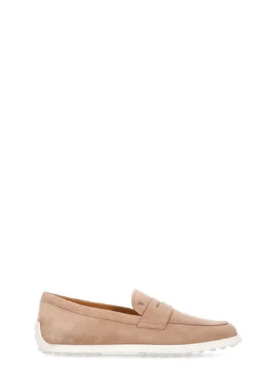 Shop Tod's Flat Shoes In Pink