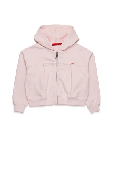 Max & Co Logo-embroidered Jacket In Pink