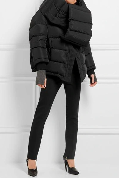 Shop Balenciaga Swing Doudoune Oversized Hooded Quilted Shell Down Coat