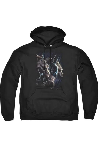 Gildan Batman Gargoyles Adult Pull Over Hoodie / Hooded Sweatshirt In Black