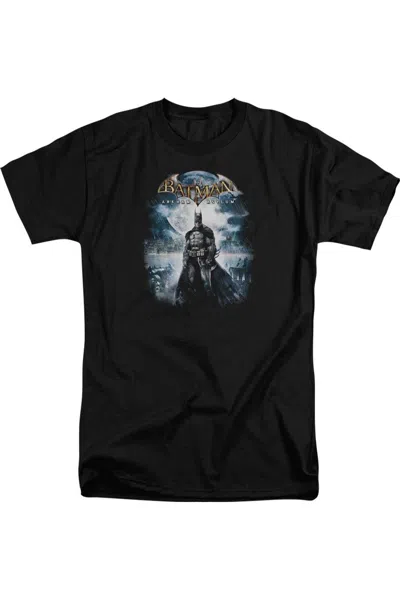 Gildan Batman Arkham Asylum Game Cover Short Sleeve Adult Tall Tee / T-shirt In Black
