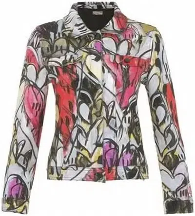 Dolcezza Jean Style Jacket In Multi In Multi