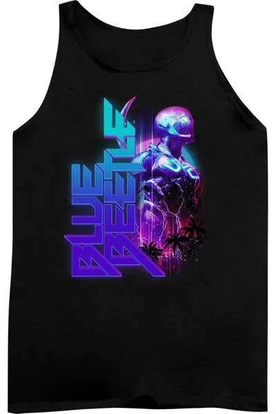 Gildan Blue Beetle (2023) Lightning Adult Tank Top In Black