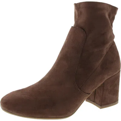 Sugar Kep Womens Faux Leather Ankle Booties In Multi