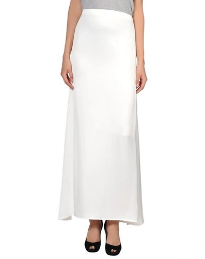 The Row Maxi Skirts In White