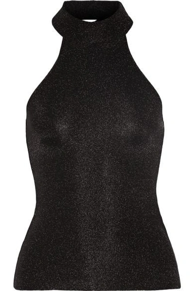 Shop Saint Laurent Stretch-knit Turtleneck Top