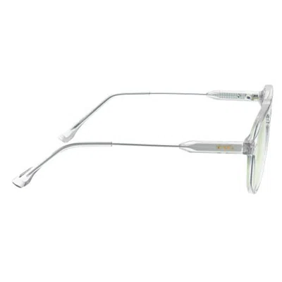 Simplify Carter Polarized Sunglasses In Clear/green