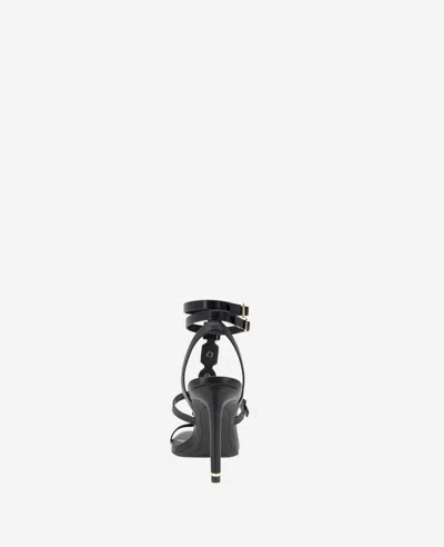 Kenneth Cole Lilath Embellished Ankle Strap Sandal In Black