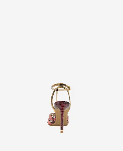 Kenneth Cole Liona Multi Color Snake Print Heel In Multi Postal Snake