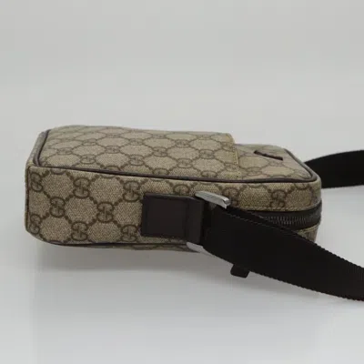 Pre-owned Gucci Gg Canvas Beige Canvas Shoulder Bag ()