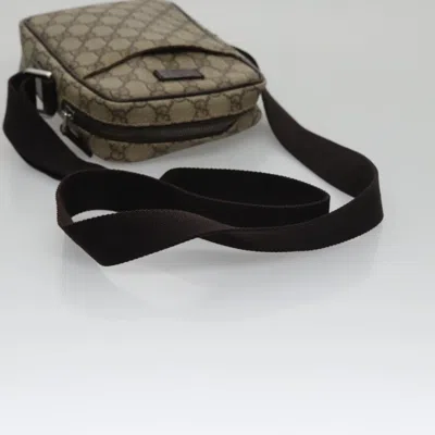 Pre-owned Gucci Gg Canvas Beige Canvas Shoulder Bag ()