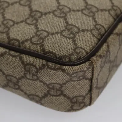 Pre-owned Gucci Gg Canvas Beige Canvas Shoulder Bag ()
