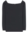 VALENTINO KNITTED SILK-BLEND TOP,P00202942