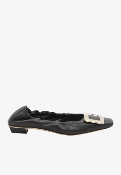 Roger Vivier Women's Belle Vivier Ballet Flats In Black