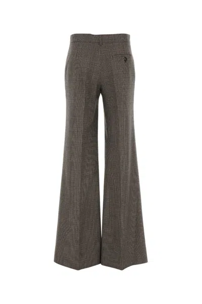 Stella Mccartney Tailored Flared Pants In Wool In Camelgrey