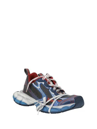 Balenciaga 3xl Worn-out Low-top Sneakers In Multi