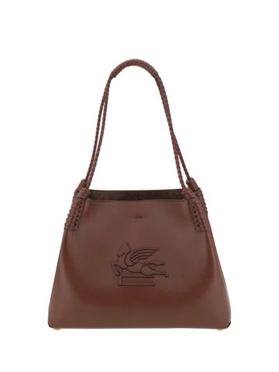 Etro Libra Tote Bag In Brown