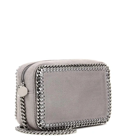 Shop Stella Mccartney Falabella Crossbody Bag In Light Grey