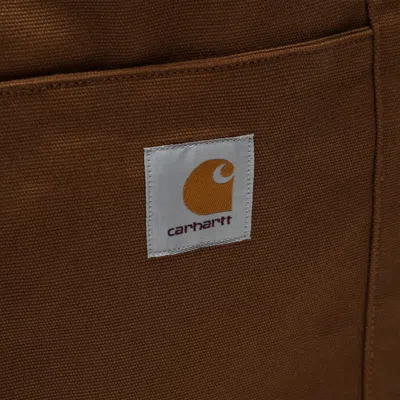 Carhartt Brown Parker Tote Bag In Brown
