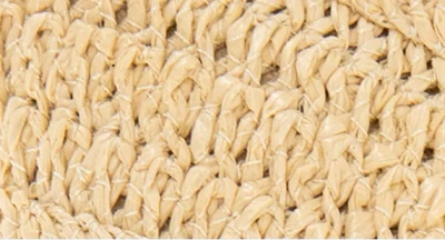 Gentle Souls - Louisa X Band Raffia Platform Slip On In Natural Raffia