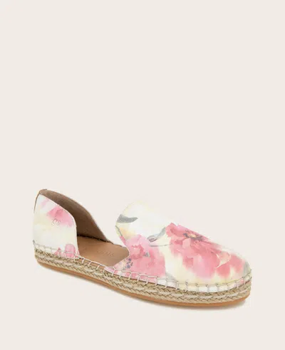 Gentle Souls - Seville Suede Floral Espadrille In Floral Multi Suede