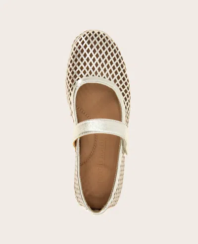 Gentle Souls Women's Sienna Mary Jane Espadrilles In Soft Gold Leather