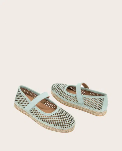 Gentle Souls Women's Sienna Mary Jane Espadrilles In Sage Nubuck