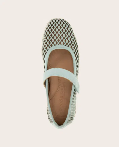 Gentle Souls Women's Sienna Mary Jane Espadrilles In Sage Nubuck