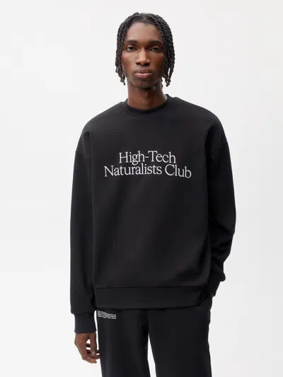 Pangaia Womens High-tech Naturalists Club Sweatshirt In Black
