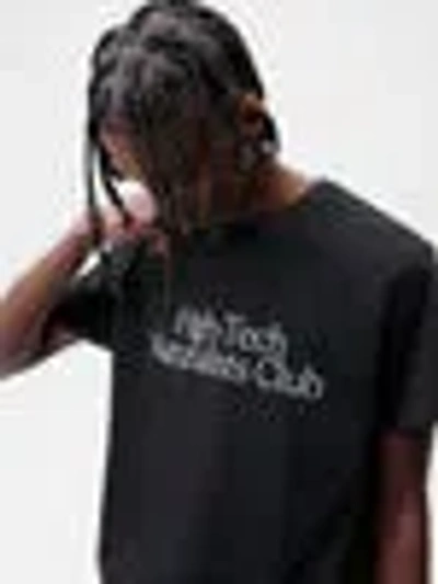Pangaia Mens High-tech Naturalists Club T-shirt In Black