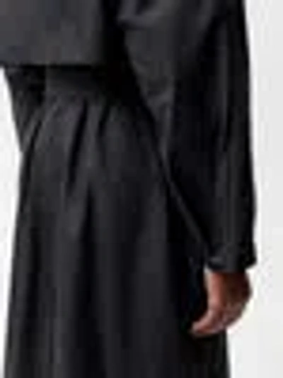 Pangaia Mens Recycled Nylon Trench Coat In Black
