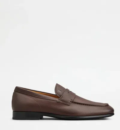 Tod's Flat Shoes In Castagna